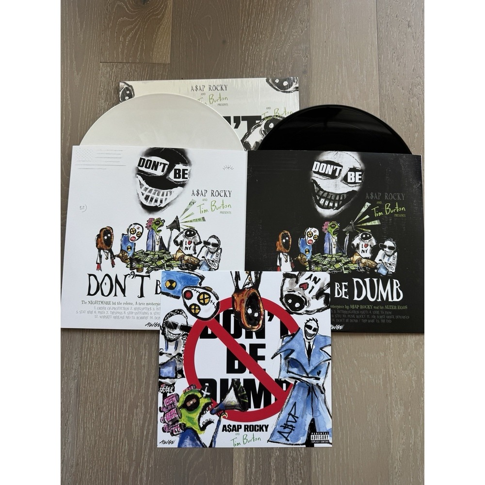 SIGNED ASAP ROCKY Dont Be Dumb SHIRTHEAD Vinyl 2xLP BLACK Insert Presale ❤️✅ NEW - Picture 5 of 10